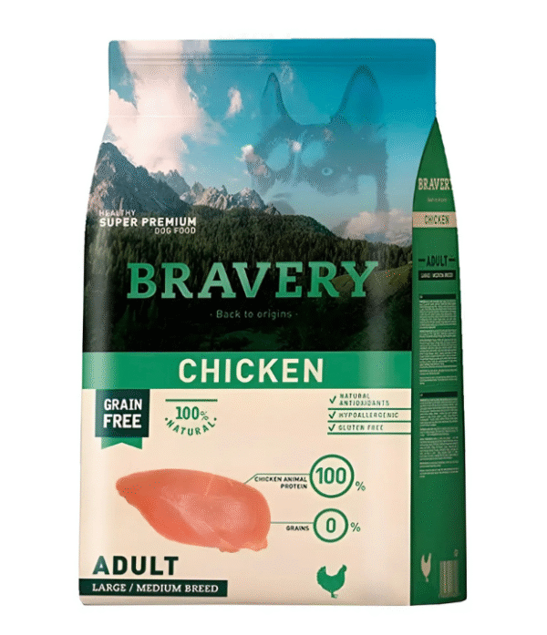 Bravery Chicken Adult Large/Medium Breeds 12 Kg