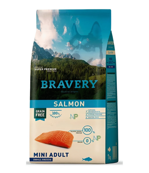 Bravery Salmon Mini Adult Small Breeds 7 Kg