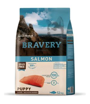 Bravery Salmon Puppy Large/Medium Breeds 12 Kg