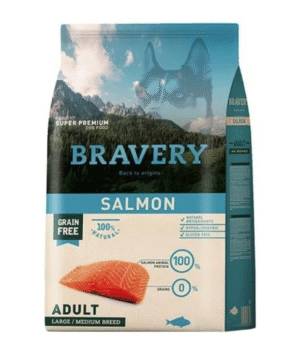 Bravery Salmon Adult Large/Medium Breed 12 Kg