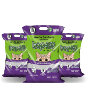 Arena Aglutinante TOP K9 Iones Aroma Lavanda 10 Kg