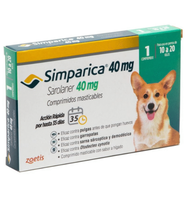 SIMPARICA 10 A 20KG