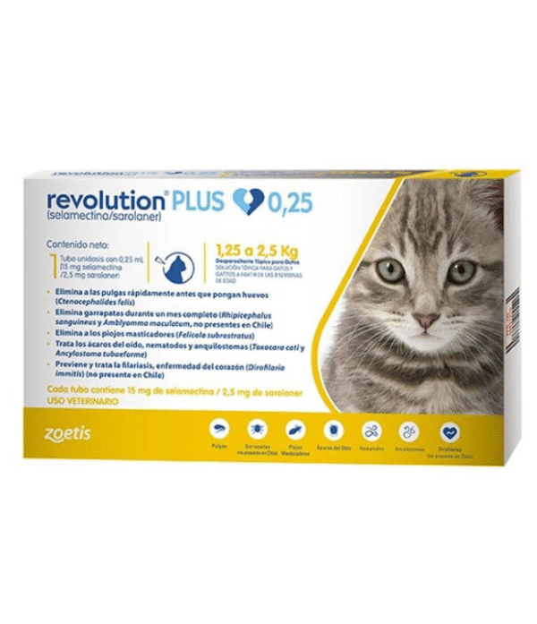 6 Revolution Plus Gato 1,25 a 2,5 Kg