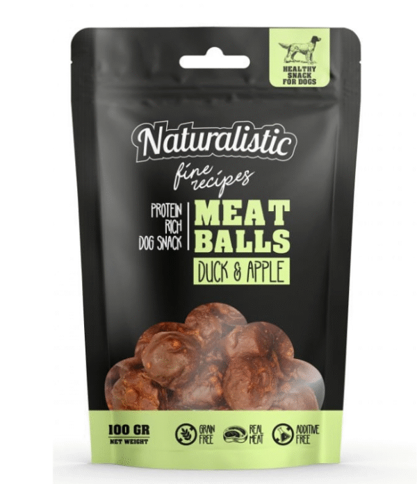 3 Naturalistic Fine Recipe MeatBalls Duck & Apple