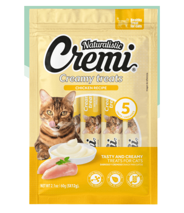 5 Cremi pollo Gato 5 unidades
