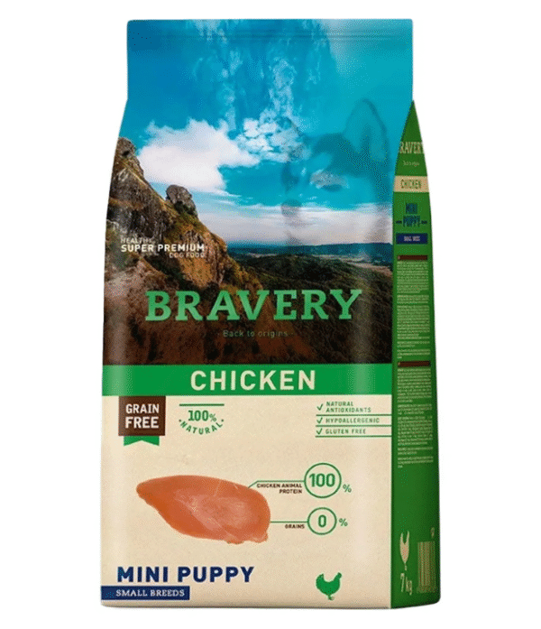 BRAVERY CHICKEN MINI PUPPY SMALL BREEDS 2 KG