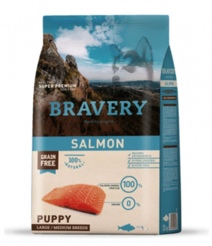 BRAVERY SALMON PUPPY LARGE/MEDIUM BREEDS 4 KG