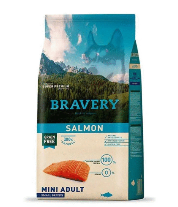 BRAVERY SALMON MINI ADULT SMALL BREEDS 2 KG