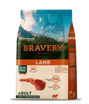 BRAVERY LAMB ADULT LARGE/MEDIUM BREEDS 12 KG
