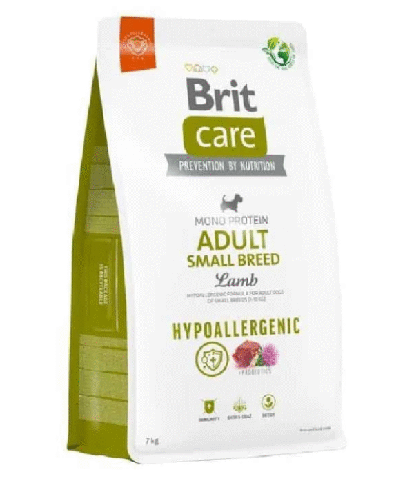 BRIT CARE DOG HYPOALLERGENIC ADULT SMALL BREED LAMB 3KG