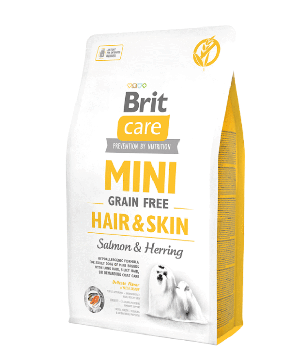 BRIT CARE MINI GF HAIR & SKIN 2 KG