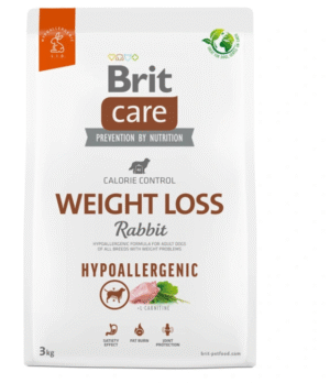 16 BRIT CARE DOG HYPOALLERGENIC WEIGHT LOSS RABBIT 3 KG