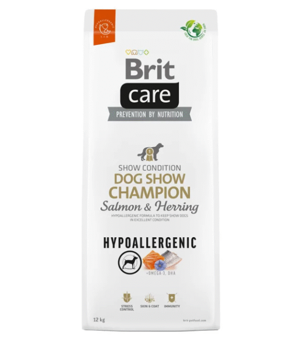 BRIT CARE DOG HYPOALLERGENIC DOG SHOW CHAMPION 12 KG