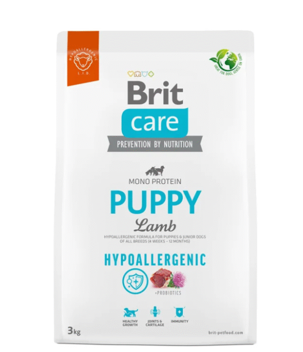 BRIT CARE DOG HYPOALLERGENIC PUPPY LAMB 3KG
