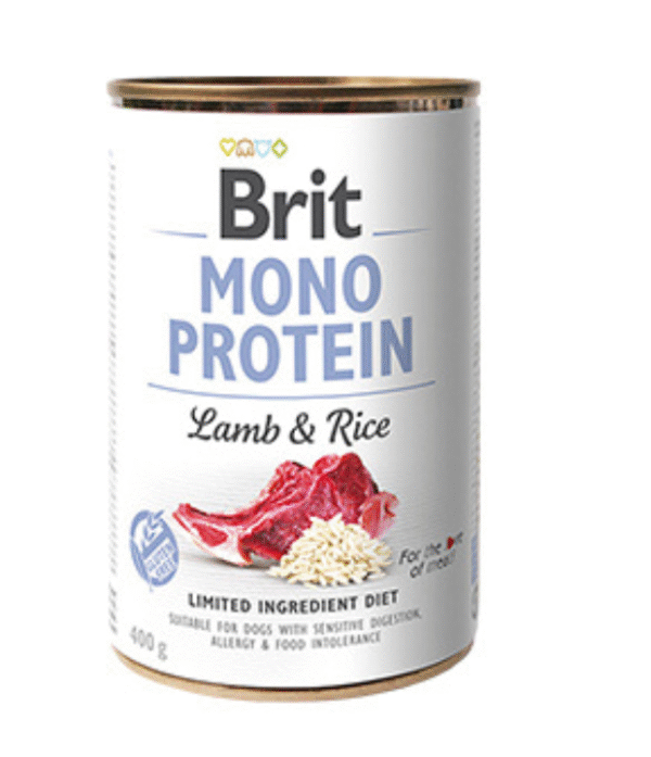 BRIT MONO PROTEIN LAMB & RICE 400 GR