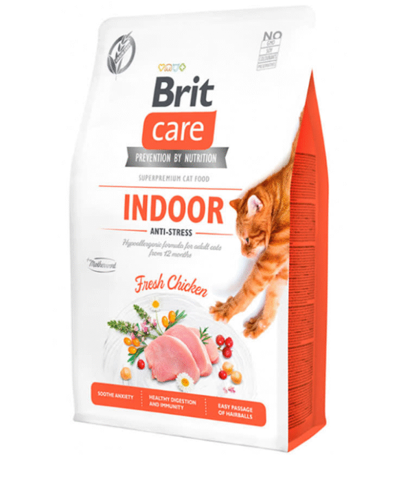 BRIT CARE CAT GRAIN-FREE INDOOR ANTI-STRESS 7 KG