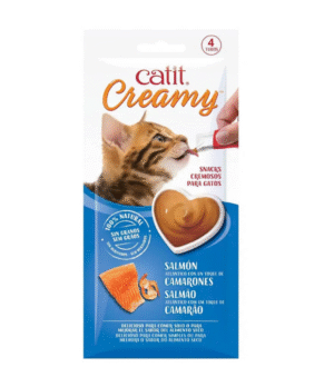 CATIT CREAMY SALMON CAMARONES