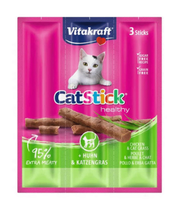 VITAKRAFT CAT STICK POLLO CATAGRASS