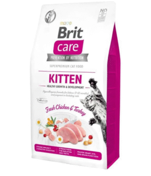 BRIT CARE CAT GRAIN-FREE KITTEN HEALTHY GROWTH & DEVELOPMENT 2 KG