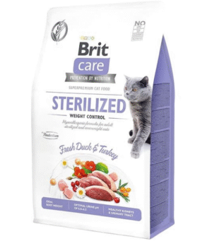 BRIT CARE CAT GRAIN-FREE STERILIZED WEIGHT CONTROL 2 KG